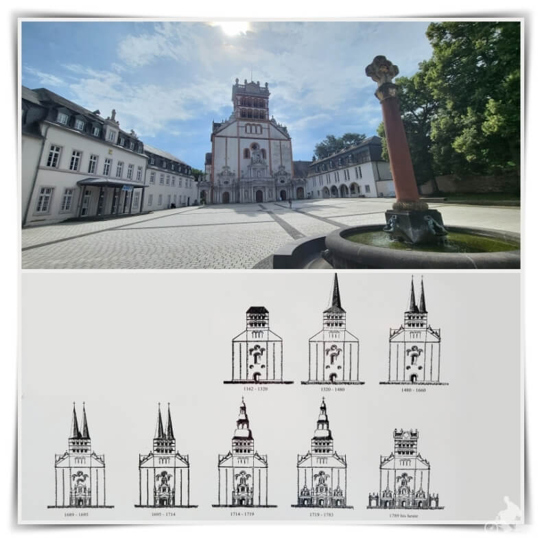 fachada de la abadía de San Matthias de Trier