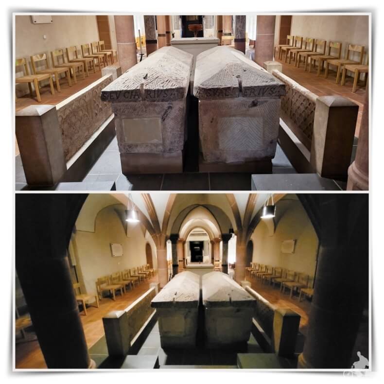 tumbas de obispos de treveris San Eucharius y Valerius,