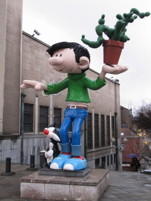 Statue de Gaston Lagaffe