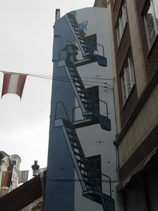 Mural Hergé – Tintin