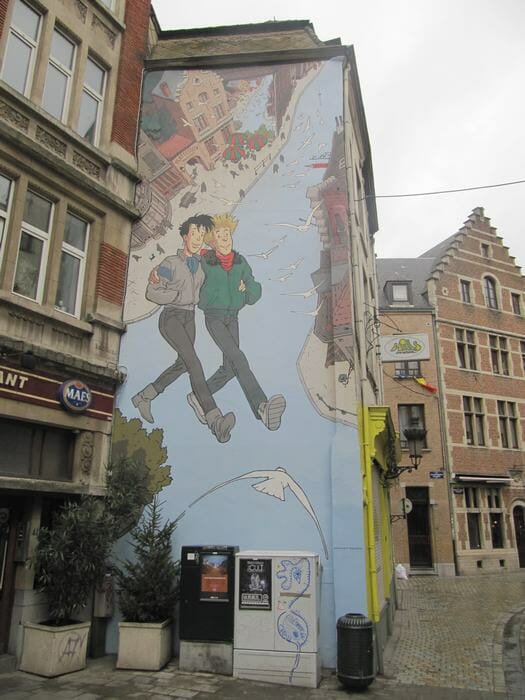 Mural Frank Pé – Broussaille