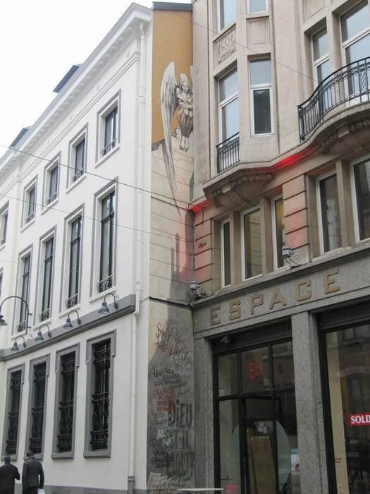 Mural Yslaire - L’Ange de Sambre