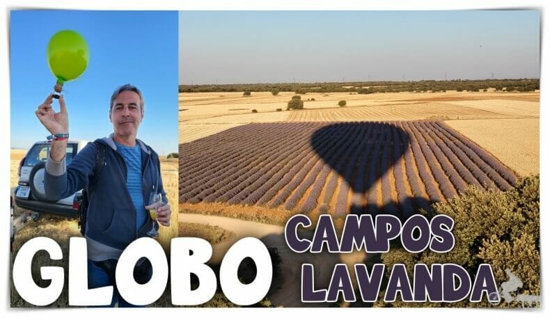 vuelo en globo por los campos de Lavanda de Brihuega