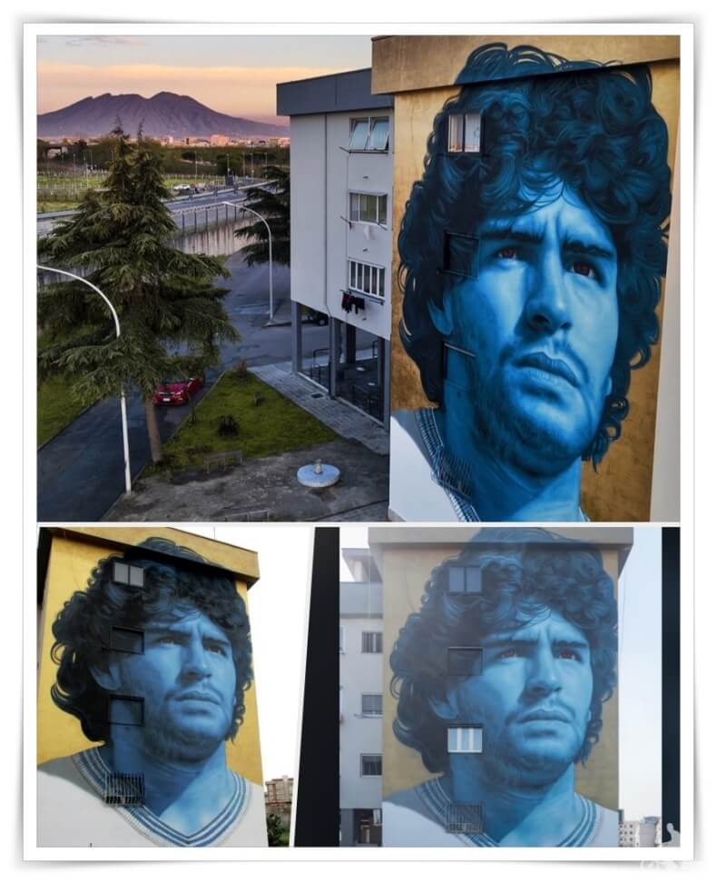 Diego Armando Maradona por Leticia Mandragora