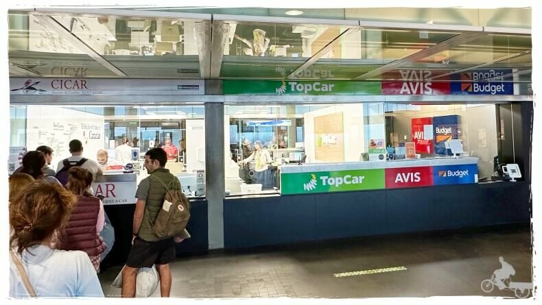coche de alquiler en el aeropuerto de la Palma