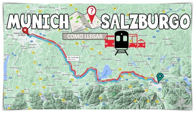 Cómo ir de Múnich a Salzburgo. Todas las Opciones