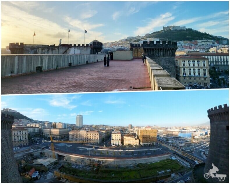 vistas terraza castel nuovo napoli