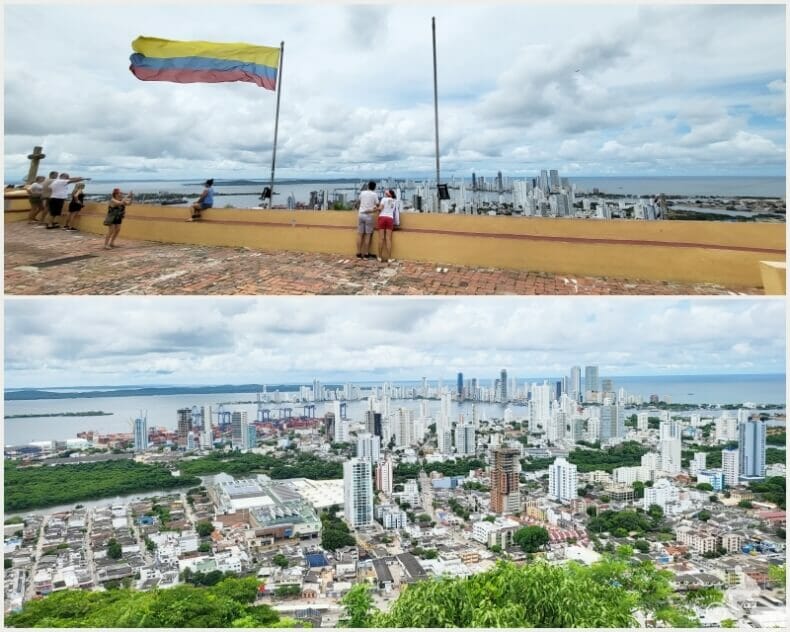 vistas Cerro de la Popa en Cartagena de Indias