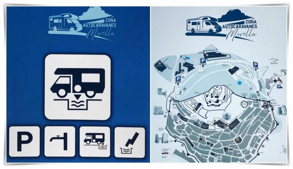 Área de autocaravanas de Morella