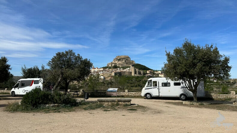 Área de autocaravanas de Morella