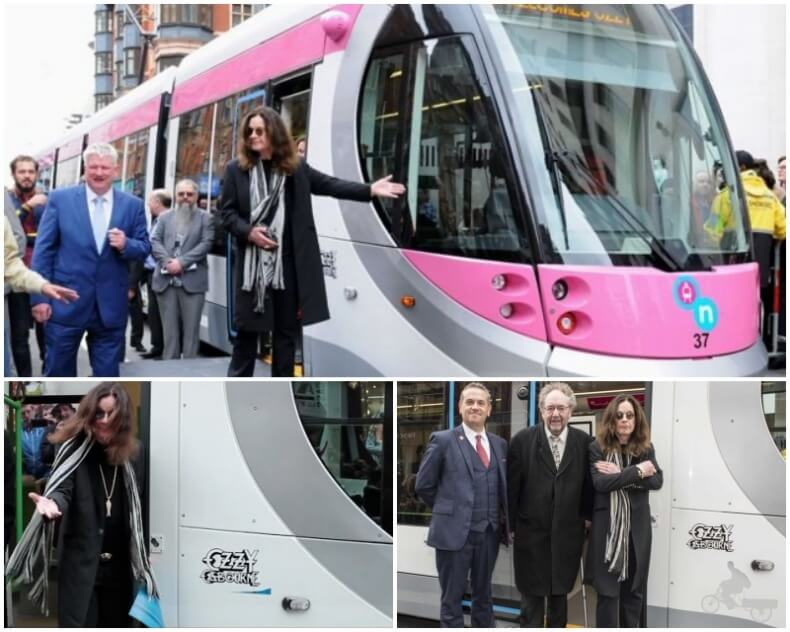 Tranvia de Ozzy en Birmingham