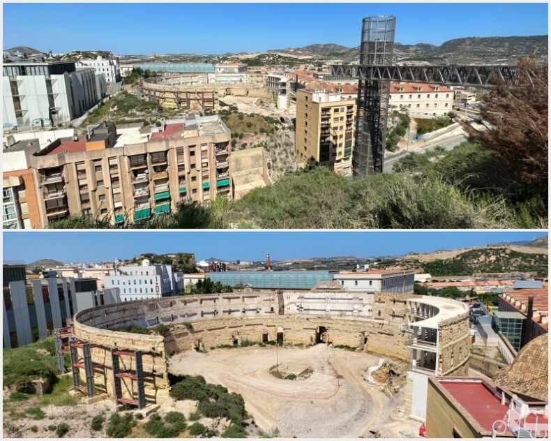 Anfiteatro Romano y plaza de Toros Cartagena