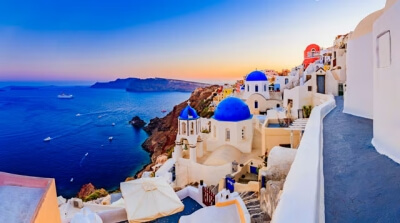 Santorini excursiones de cruceros por las islas griegas
