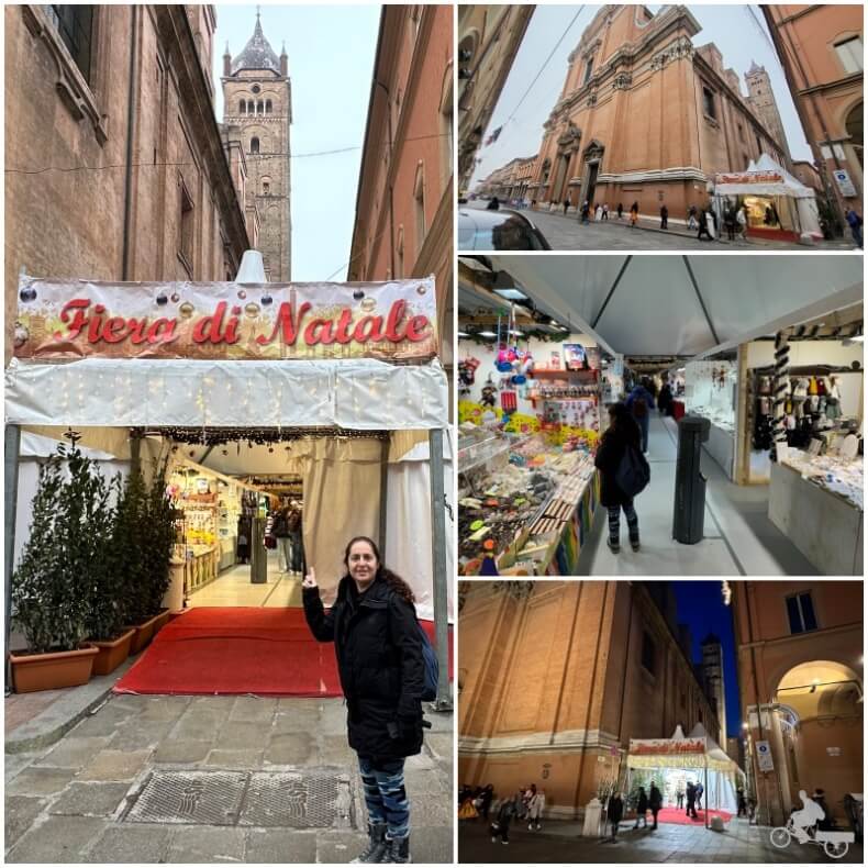 Fiera di natale di Bologna en San Pietro