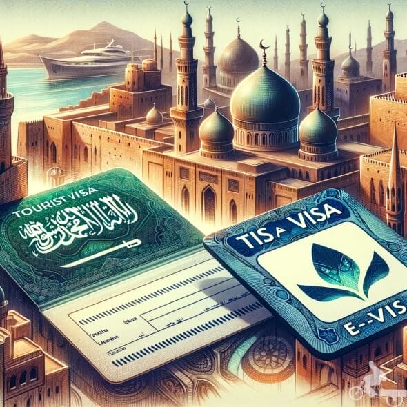 Visado turistico de Arabia saudi imagen