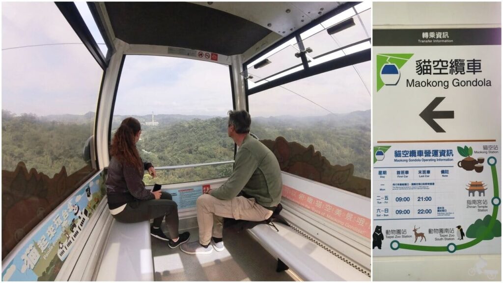 Góndola de Maokong en Taipéi