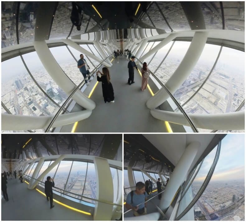 Sky Bridge mirador del Kingdom Centre de Arabia Saudita