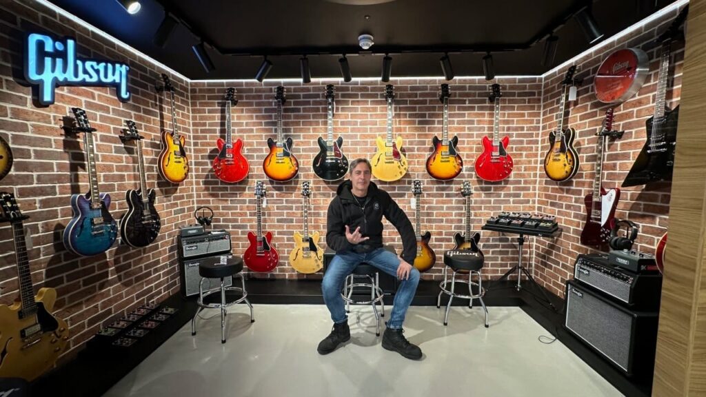 visitar tienda Gibson Garage london