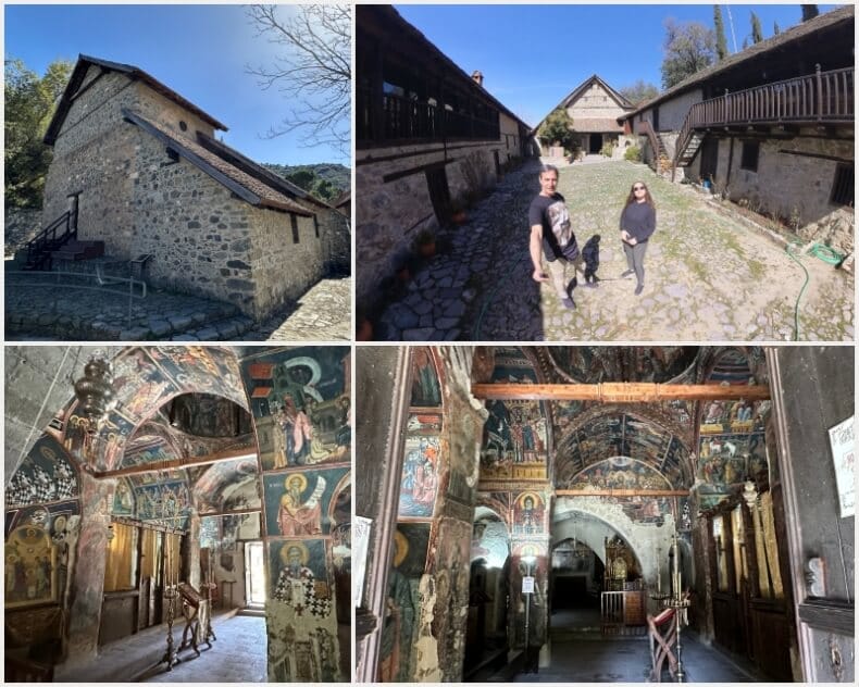 Monasterio de Agios Ioannis Lambadistis - iglesias Troodos