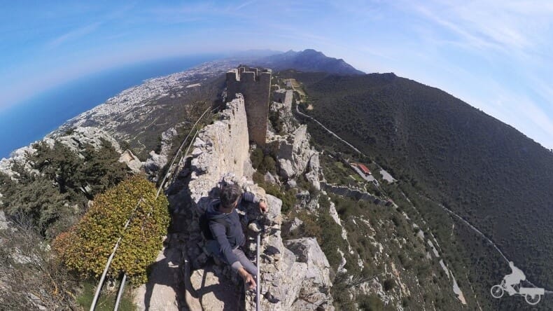 vistas desde el castillo de San Hilarion