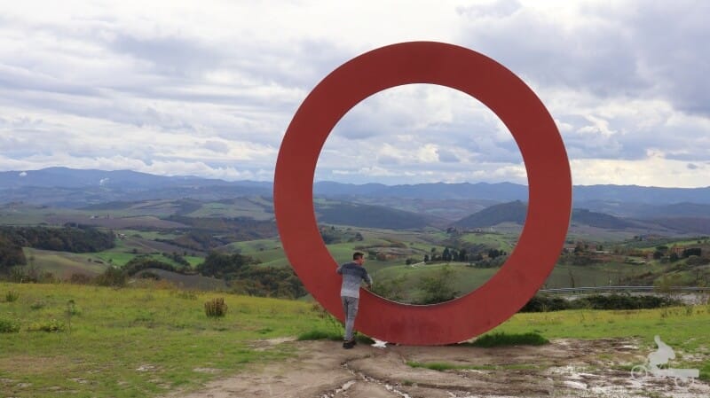 escultura  La Boldria cerca de Volterra