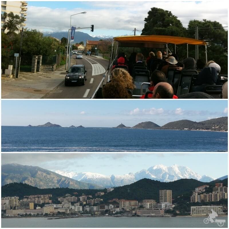 tren turístico de Ajaccio en Córcega