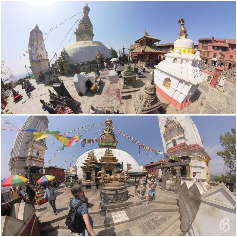 Estupa Swayambhunath visitar -Ruta i  Katmandú en 4 días 