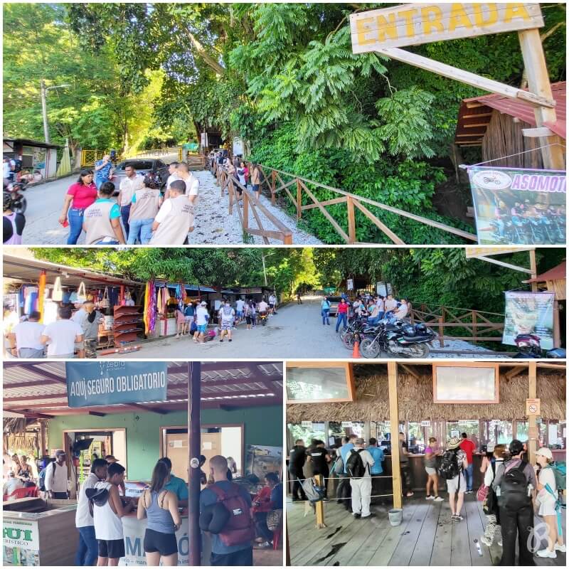 Zona Taino entrada parque Tayrona