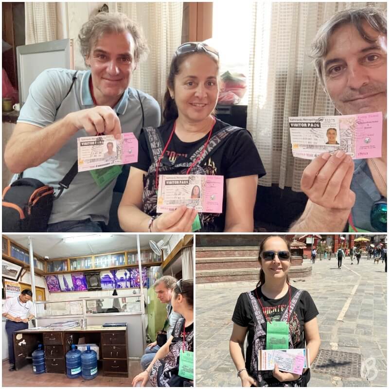 Entrada a la plaza Durbar de Katmandú de varios días con foto y pasaporte
