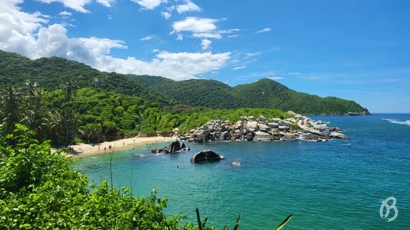 Playa, la piscina, Parque tairona Colombia