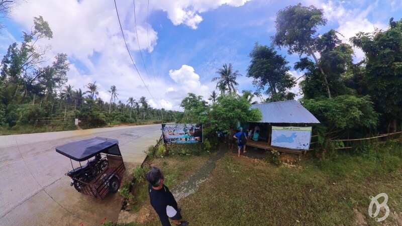 Entrada a la cueva de Siargao