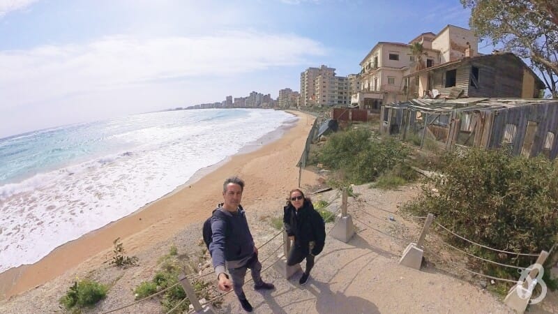 Mirador de la playa abandonada de Varosha