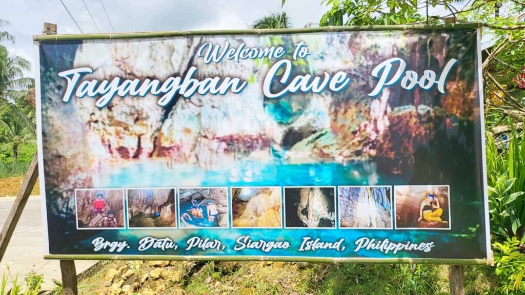 Tayangban Cave Pool en la isla de Siargao