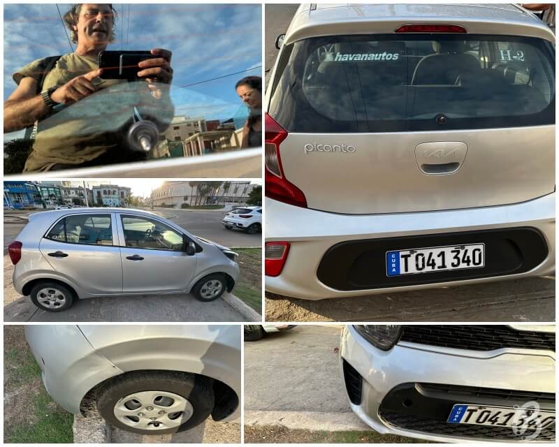 Hacer fotos cuando te entregan un coche de alquiler