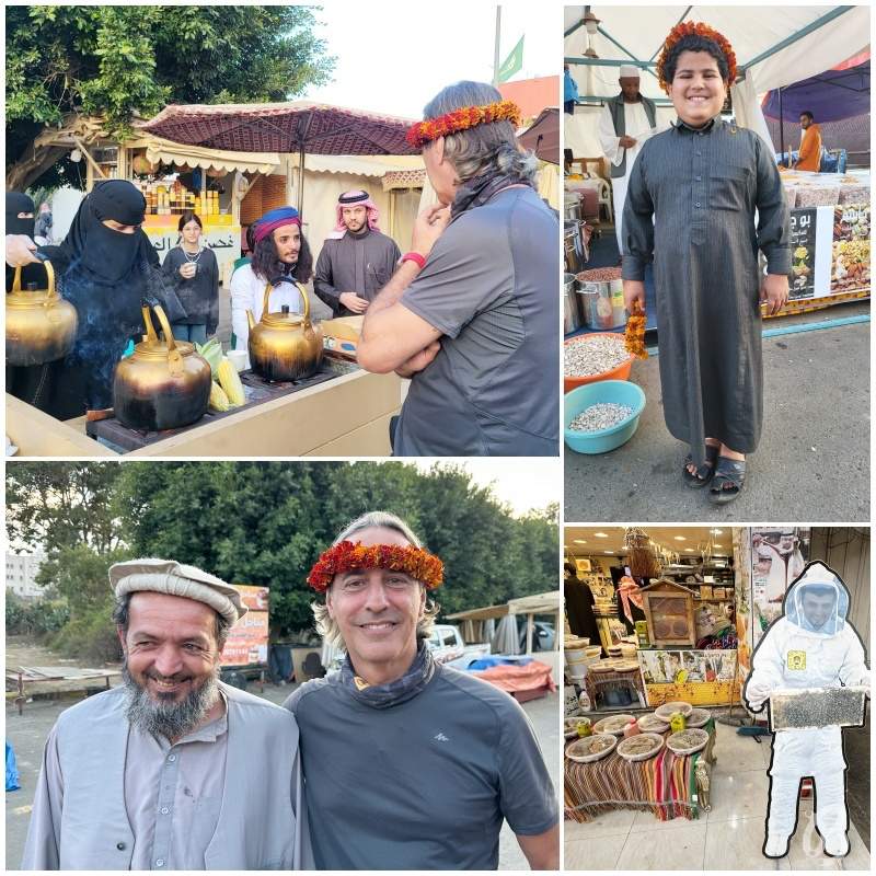mercado tradicional de Ahmad Al-Oud en Abha