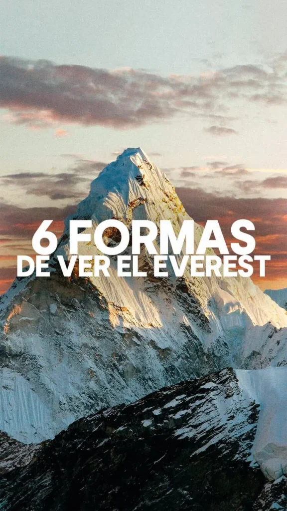 cima del pico Everest