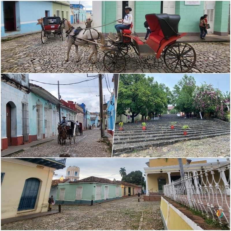 Calles empedradas de Trinidad