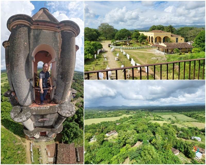 vistas desde la torre de vigilancia Manaca-Iznaga