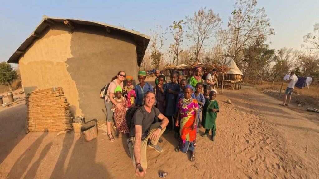 Mi baúl de blogs en un pueblo Fulani en Benín