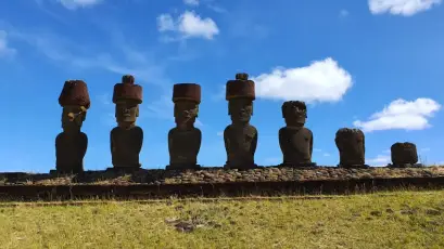 Moais en Isla de Pascua