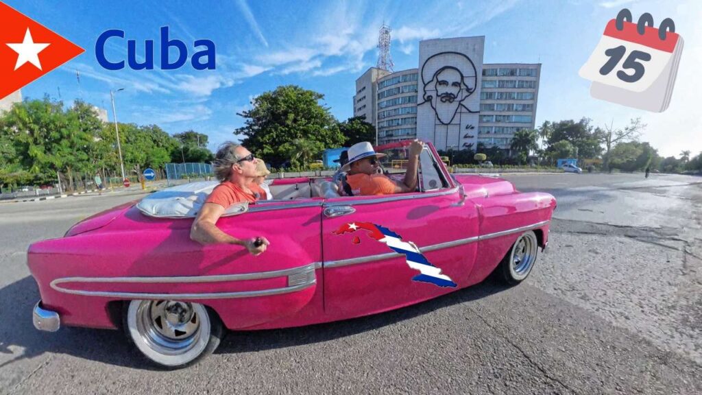 Itinerario por Cuba en 15 días en coche