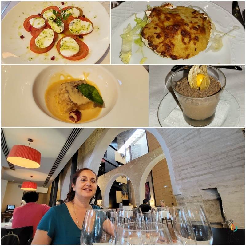 platos del menú del restaurante Hotel Monasterio Benedictino de Calatayud