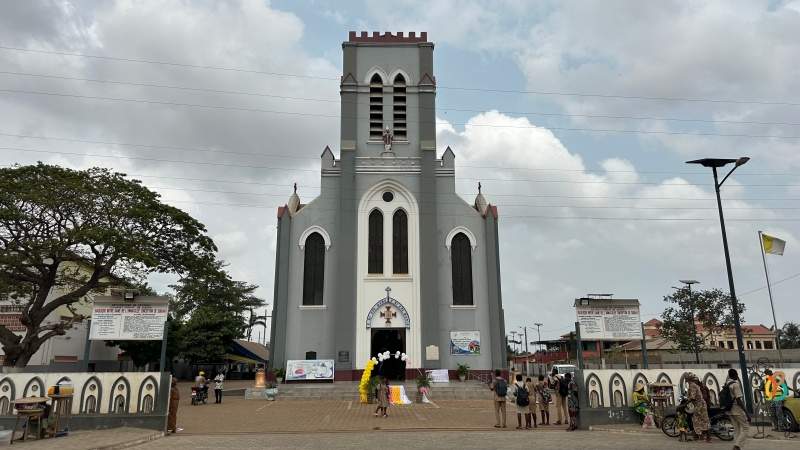 Iglesia de Santa Teresa en Ouidah de Benín