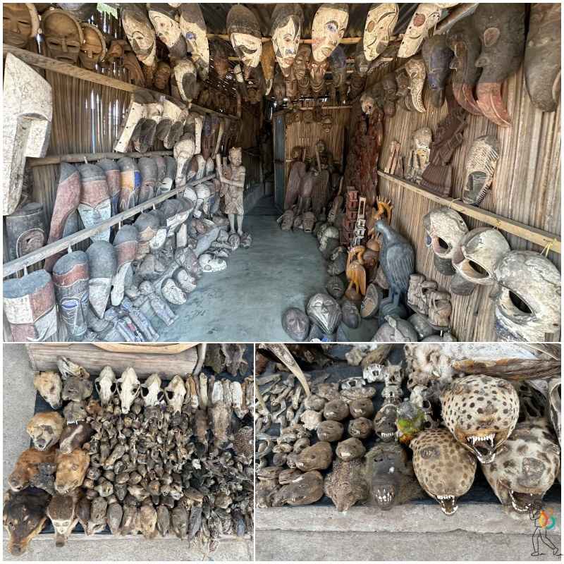 Mercado de los Fetiches Lome en Togo