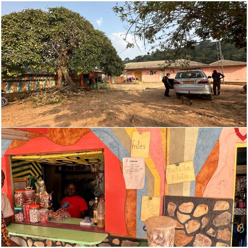 bar en aldea de Togo