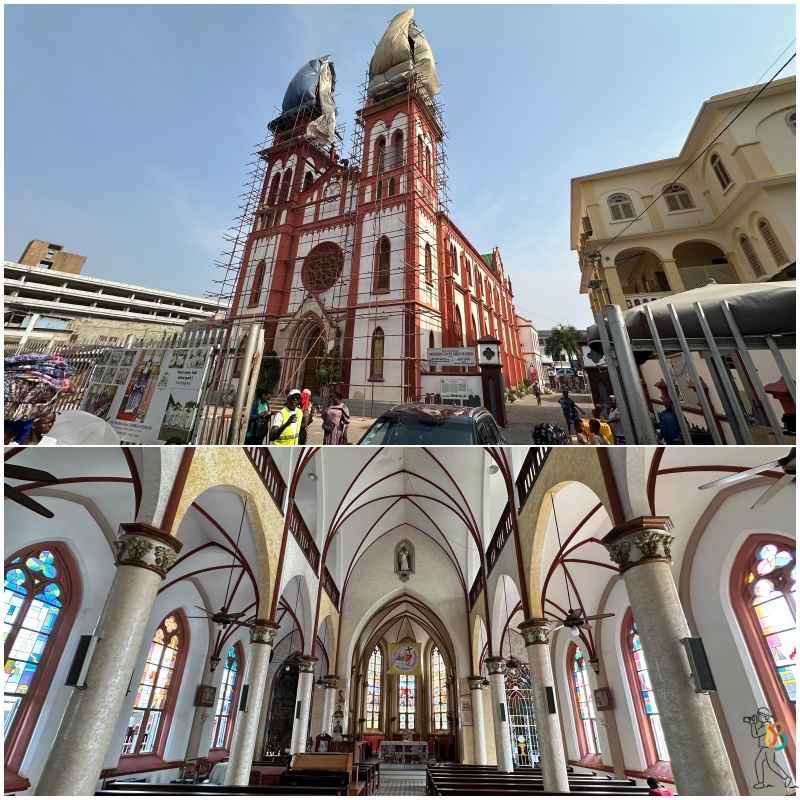 Catedral del Sagrado Corazón en Lomé, Togo