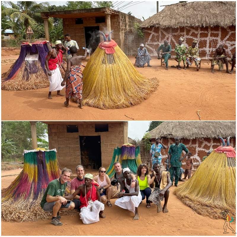 Ceremonia Zangbeto en Benín