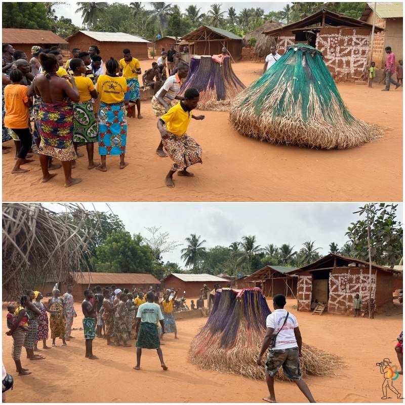 Ceremonia Zangbeto en Benín