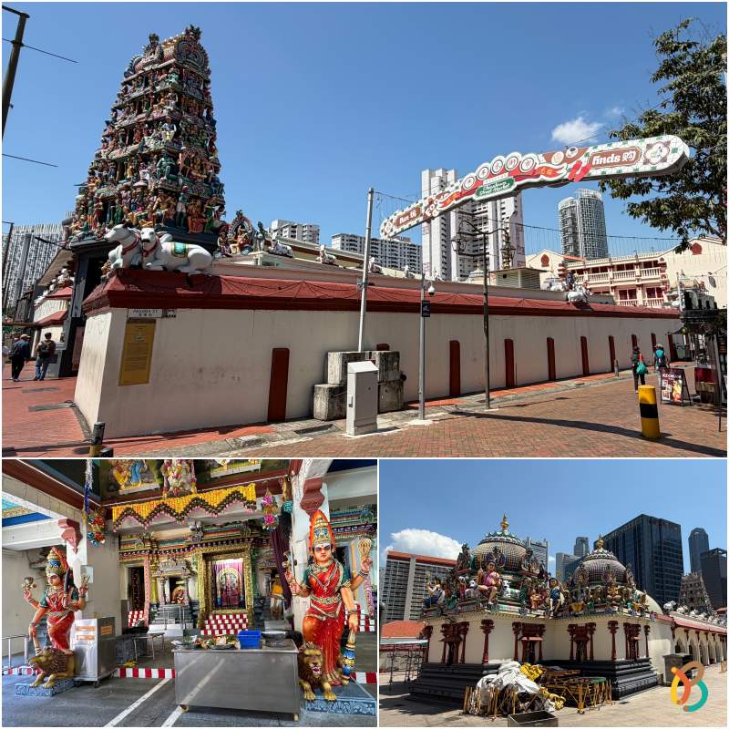 Templo Sri Mariamman de Chinatown en Singapur