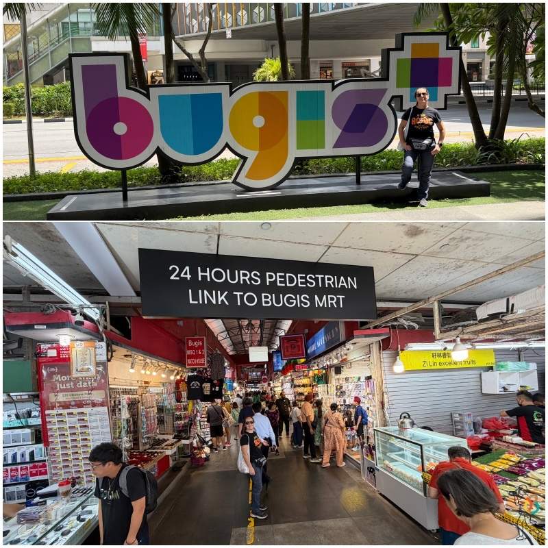 Bugis market de Singapur